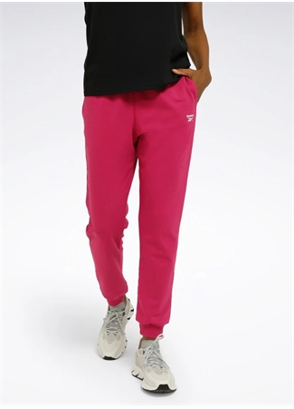 Reebok 101864618 RI FRENCH TERRY PANT Pembe Kadın Normal Kalıp Eşofman Altı_1