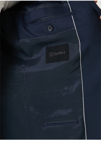 Network Normal Bel Slim Fit Lacivert Erkek Takım Elbise 1090702_9