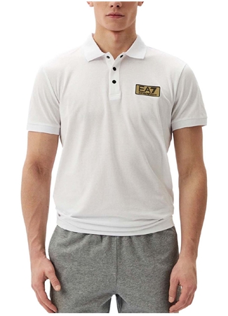 EA7 Beyaz Erkek Polo T-Shirt 3DPF02PJ5AZ