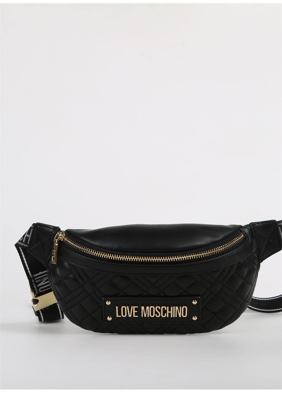 Love Moschino Siyah Kadın 16X16x12 Cm Bel Çantasıjc4003pp1ila0000_0