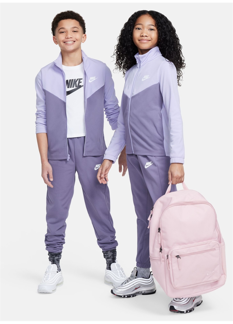 Nike Düz Lila Erkek Eşofman Takımı FD3067-515-K NSW TRACKSUIT POLY FZ_0