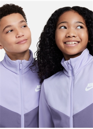 Nike Düz Lila Erkek Eşofman Takımı FD3067-515-K NSW TRACKSUIT POLY FZ_2