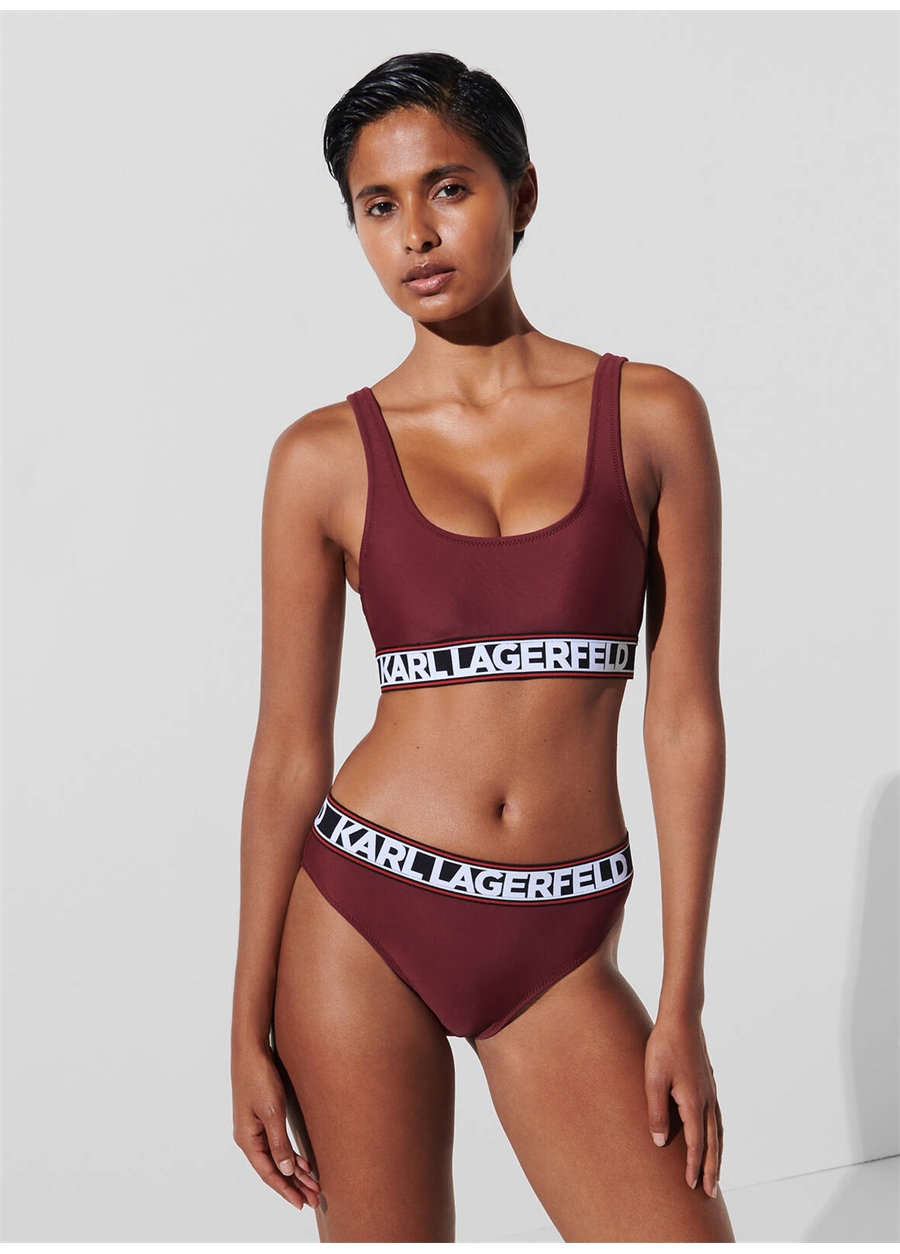 KARL LAGERFELD Kırmızı Kadın Bikini Üst 240W2222_1