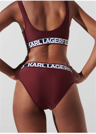 KARL LAGERFELD Kırmızı Kadın Bikini Üst 240W2222_3