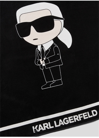 KARL LAGERFELD Siyah Plaj Havlusu 240W3972_1