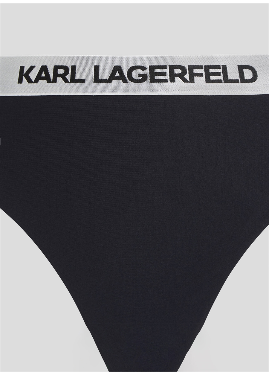 KARL LAGERFELD Siyah Kadın Bikini Alt 240W2217_1