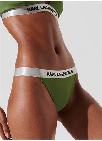 KARL LAGERFELD Açık Yeşil Kadın Bikini Alt 240W2219_2