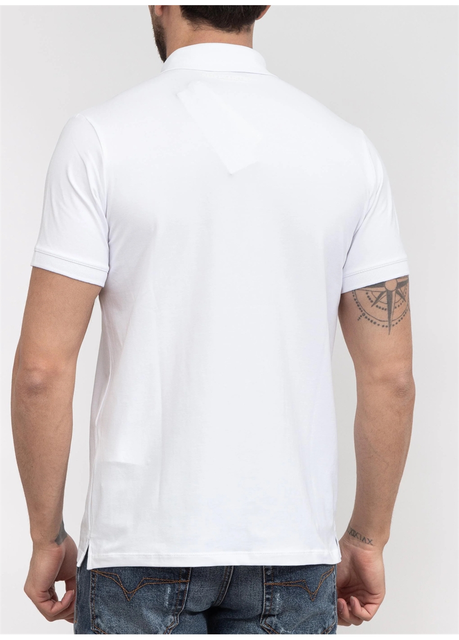 KARL LAGERFELD Beyaz Erkek Polo T-Shirt 745022500221_3