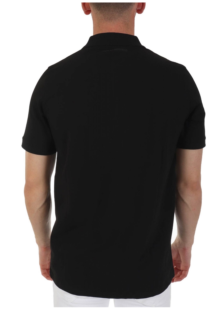 KARL LAGERFELD Siyah Erkek Polo T-Shirt 745015542221_2