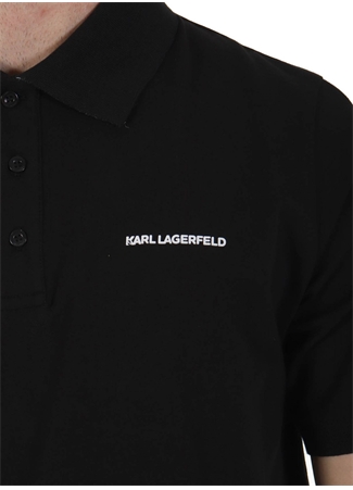 KARL LAGERFELD Siyah Erkek Polo T-Shirt 745015542221_3