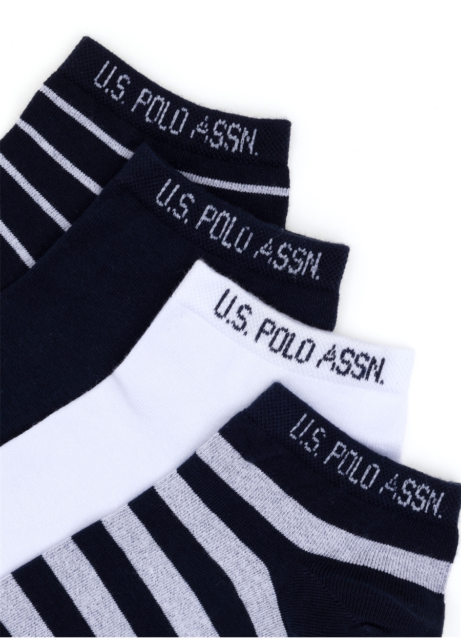 U.S. Polo Assn. Lacivert Erkek Çorap 4'LU PAKET_1