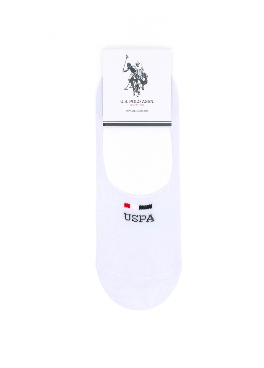 U.S. Polo Assn. Beyaz Erkek Çorap 2'LI PAKET_3