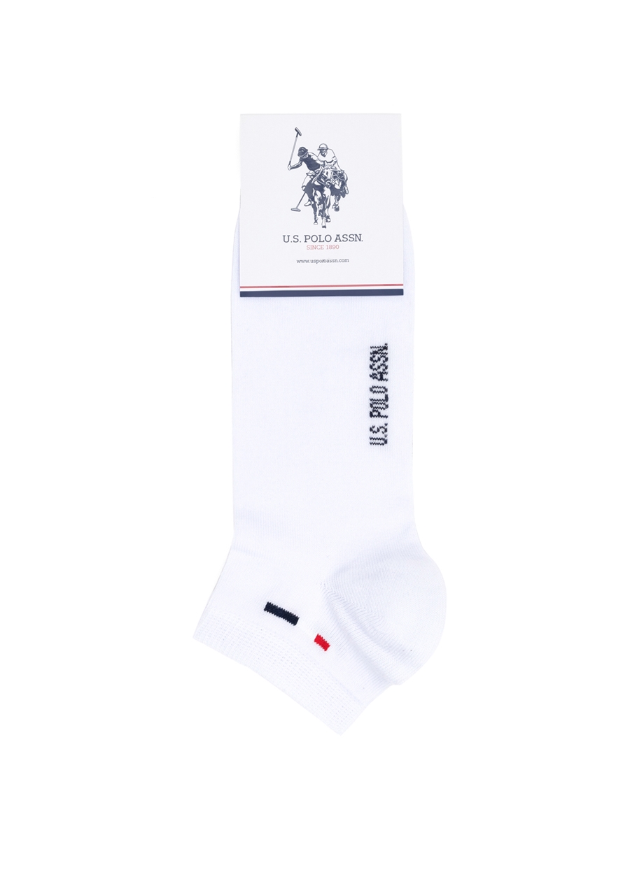 U.S. Polo Assn. Beyaz Erkek Çorap 2'LI PAKET_3