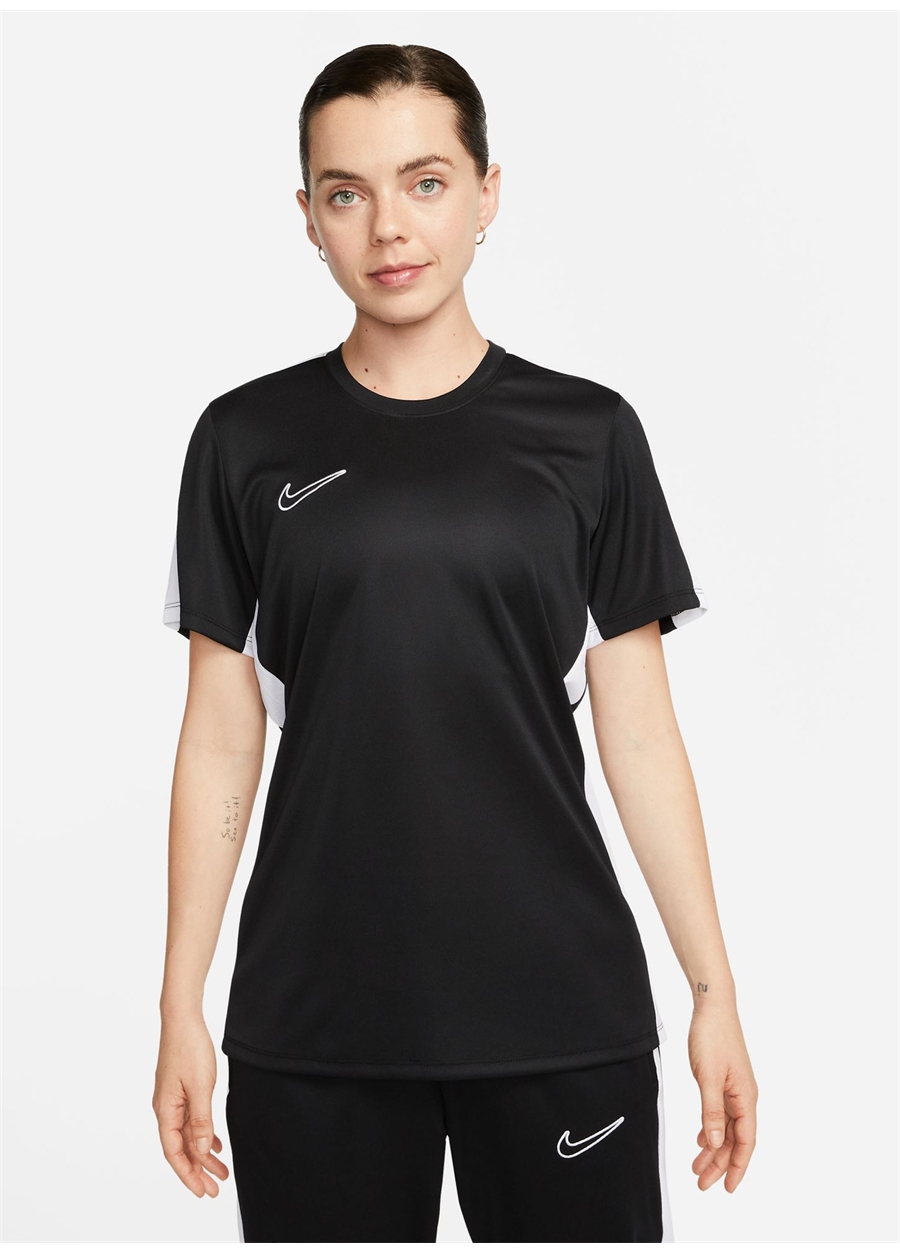 Nike Siyah Kadın Yuvarlak Yaka Normal Kalıp T-Shirt DX0521-010 W W NK DF ACD23 TOP SS B_0